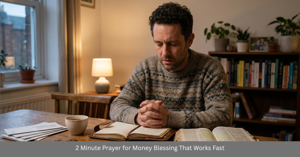 2 Minute Prayer for Money Blessing That Works Fast