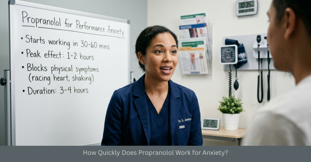 How Quickly Does Propranolol Work for Anxiety?