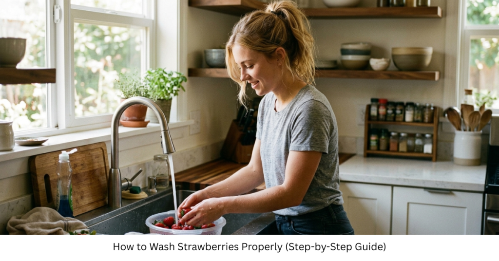 How to Wash Strawberries Properly (Step-by-Step Guide)