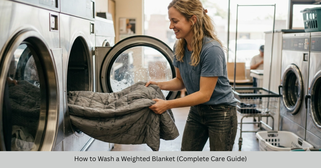 How to Wash a Weighted Blanket (Complete Care Guide)