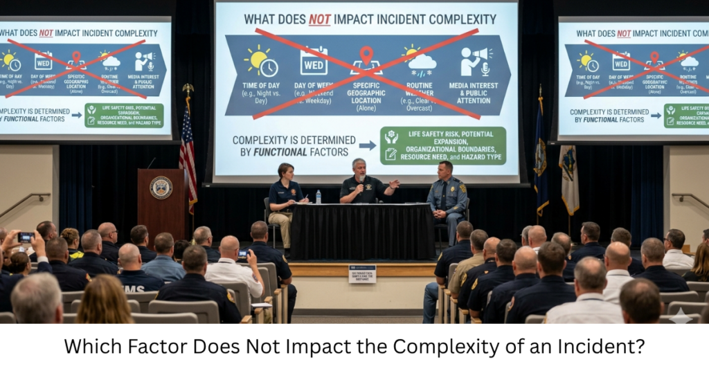 Which Factor Does Not Impact the Complexity of an Incident?